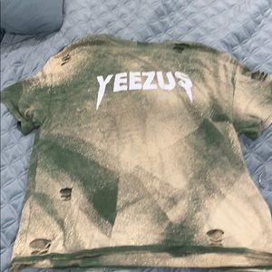 distressed Yeezus shirt